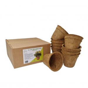 10cm Coir Pots with box