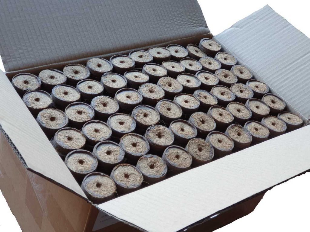 Bulk Buy Coco Coir Plant Starter Pellets 36mm x 1500 wrapped in FSC paper epots