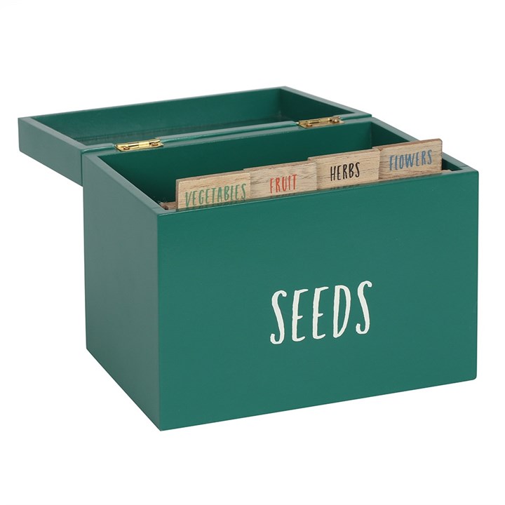 Seed Packet Storage Box Sturdy Storage With Dividers ePots