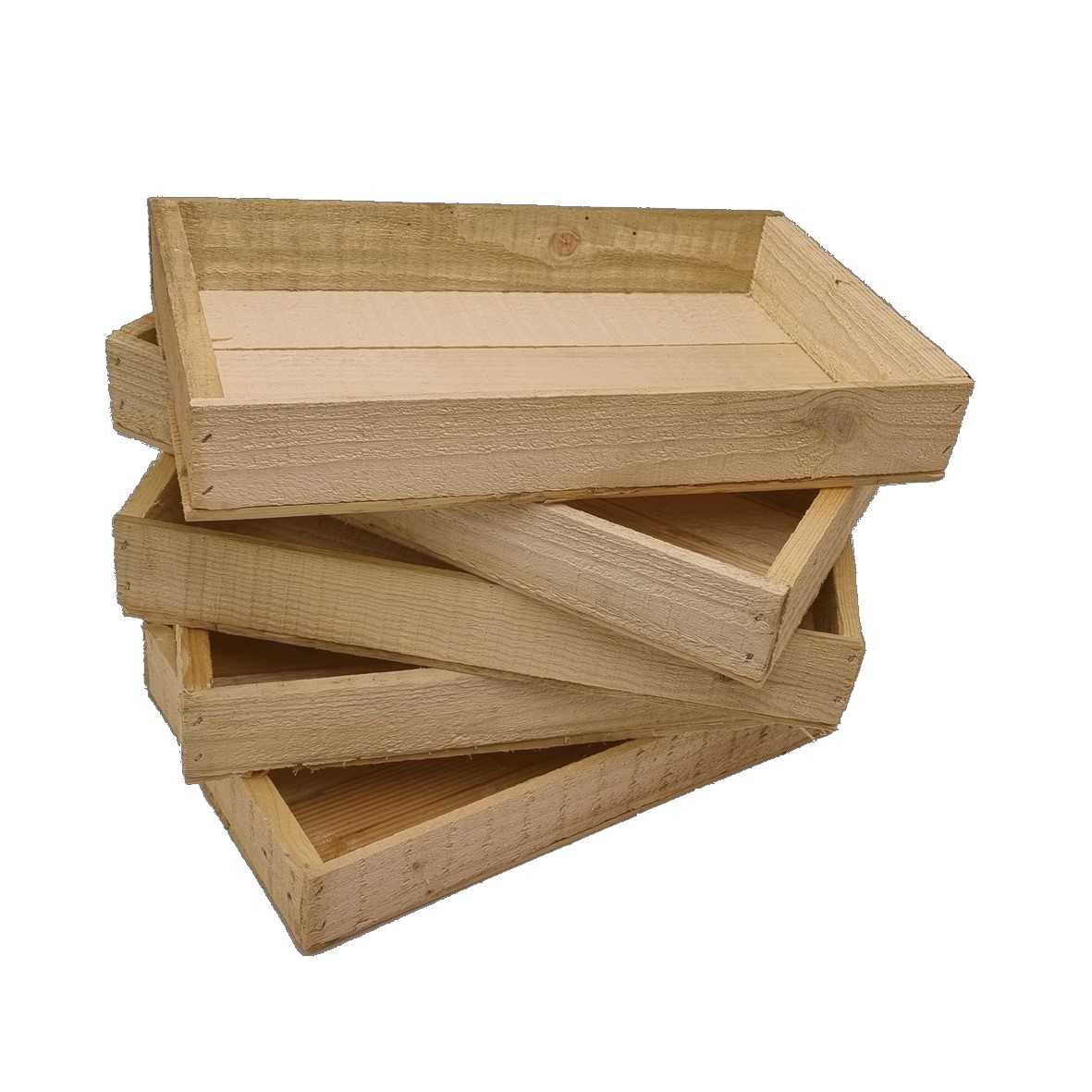 Wooden Seed Trays Set of 5 ePots
