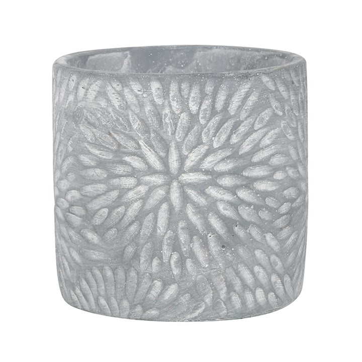 Grey Textured Plant Pot Suitable for Indoors and Outside ePots