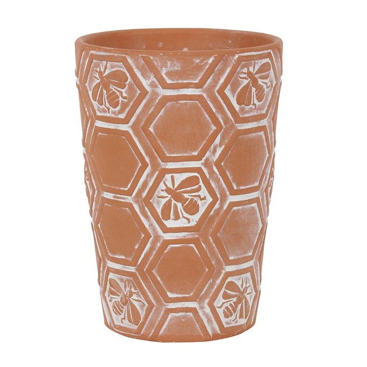 terracotta honeycomb pot 1