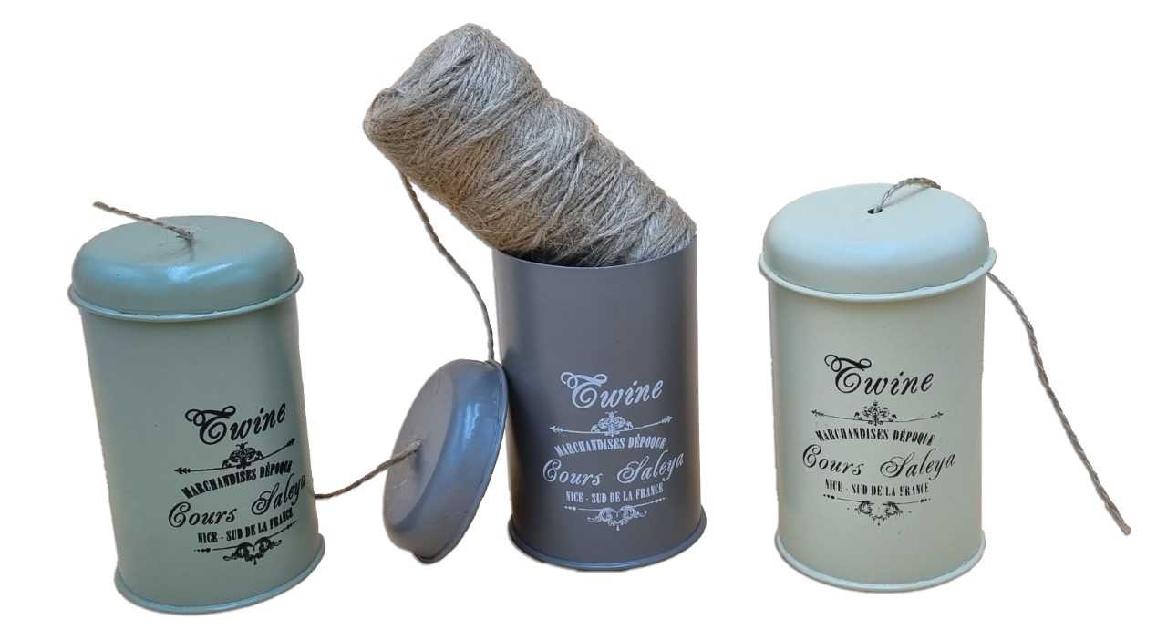 Garden Twine in Tin Dispenser 3 Colours ePots