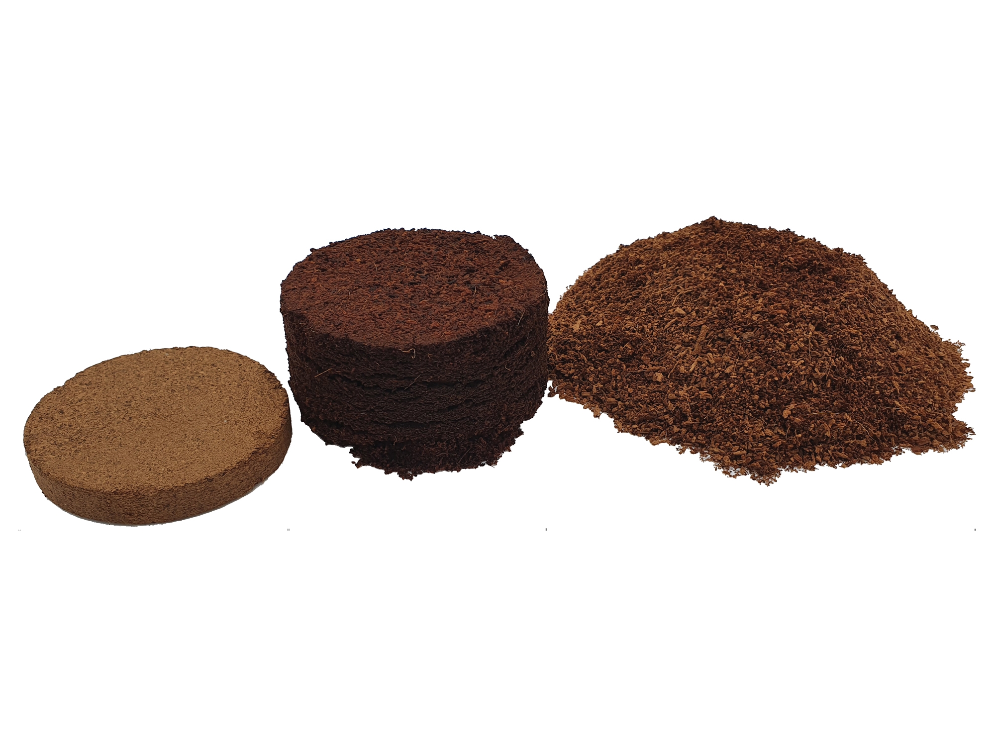 10 litre coco coir in easy and convenient compressed soil discs epots